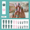 12 Sizes-24 Pcs Press On Nails Z701