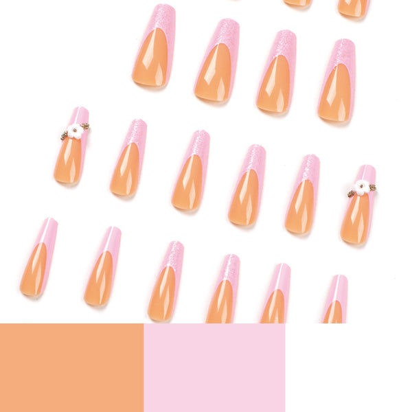 12 Sizes-24 Pcs Press On Nails JP1736