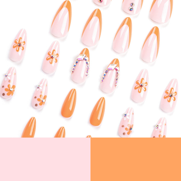 12 Sizes-24 Pcs Press On Nails JP2978