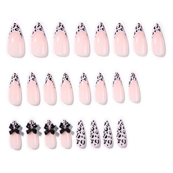 12 Sizes-24 Pcs Press On Nails JP4383