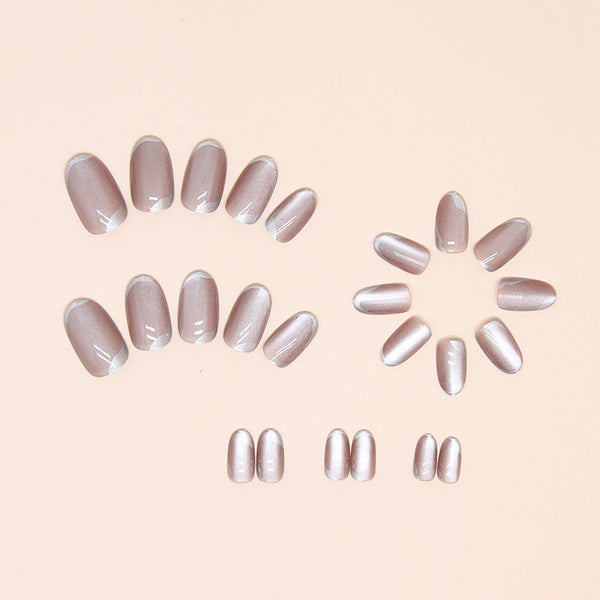 12 Sizes-24 Pcs Press On Nails W1522