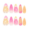 12 Sizes-24 Pcs Press On Nails JP3649