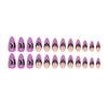 12 Sizes-24 Pcs Press On Nails W1727