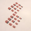 12 Sizes-24 Pcs Press On Nails Z762