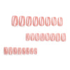 12 Sizes-24 Pcs Press On Nails GN012