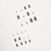 12 Sizes-24 Pcs Press On Nails JP1362
