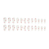 12 Sizes-24 Pcs Press On Nails W1051