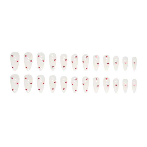 12 Sizes-24 Pcs Press On Nails W1051