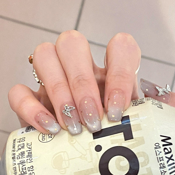 12 Sizes-24 Pcs Press On Nails nail-accessory