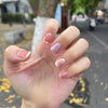 12 Sizes-24 Pcs Press On Nails R945