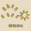 12 Sizes-24 Pcs Press On Nails Y1958