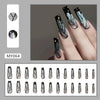 12 Sizes-24 Pcs Press On Nails MY064