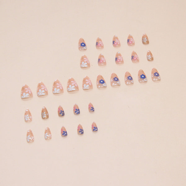 12 Sizes-24 Pcs Press On Nails W1574