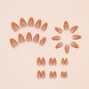 12 Sizes-24 Pcs Press On Nails W1617