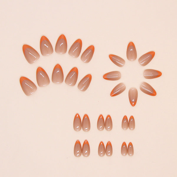 12 Sizes-24 Pcs Press On Nails W1617