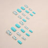 12 Sizes-24 Pcs Press On Nails W1128