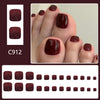 12 Sizes-24 Pcs Press On Nails C912