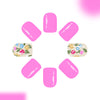 12 Sizes-24 Pcs Press On Nails C1244