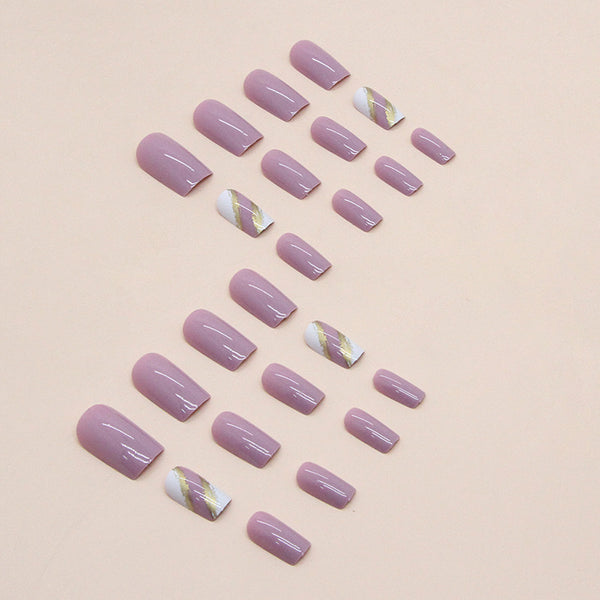 12 Sizes-24 Pcs Press On Nails W544