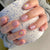 12 Sizes-24 Pcs Press On Nails JP1490