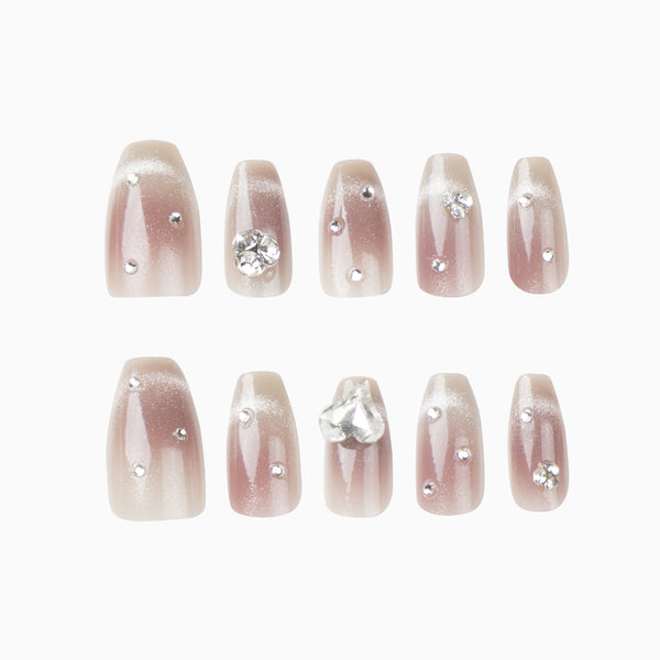 12 Sizes-24 Pcs Press On Nails JP2651