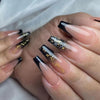 12 Sizes-24 Pcs Press On Nails JP3028