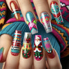 12 Sizes-24 Pcs Press On Nails Y269