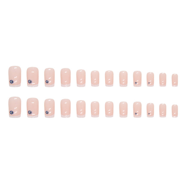 12 Sizes-24 Pcs Press On Nails W1152