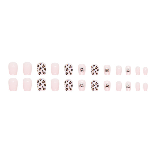 12 Sizes-24 Pcs Press On Nails W591