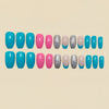 12 Sizes-24 Pcs Press On Nails Y1541
