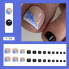 12 Sizes-24 Pcs Press On Nails F108