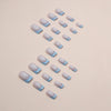 12 Sizes-24 Pcs Press On Nails W1227