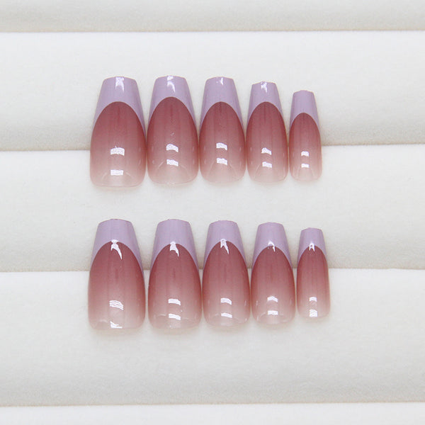 12 Sizes-24 Pcs Press On Nails R909