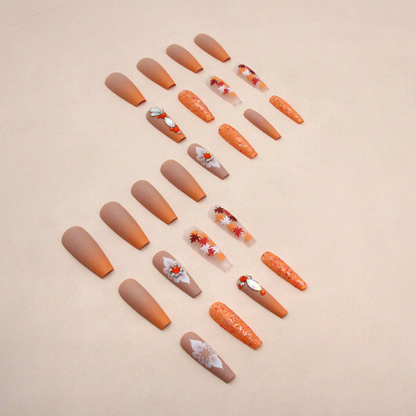 12 Sizes-24 Pcs Press On Nails Z834