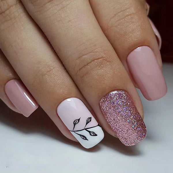 12 Sizes-24 Pcs Press On Nails W503
