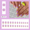 12 Sizes-24 Pcs Press On Nails W1371