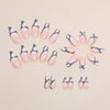 12 Sizes-24 Pcs Press On Nails W1187