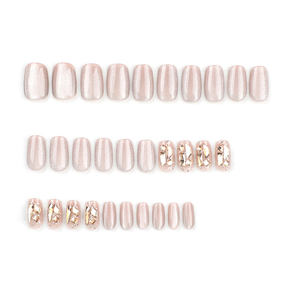 12 Sizes-24 Pcs Press On Nails GN032