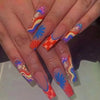 12 Sizes-24 Pcs Press On Nails W167