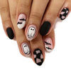 12 Sizes-24 Pcs Press On Nails C504
