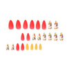 12 Sizes-24 Pcs Press On Nails JP1987