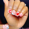 12 Sizes-24 Pcs Press On Nails YQ01