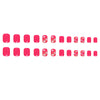 12 Sizes-24 Pcs Press On Nails W1362