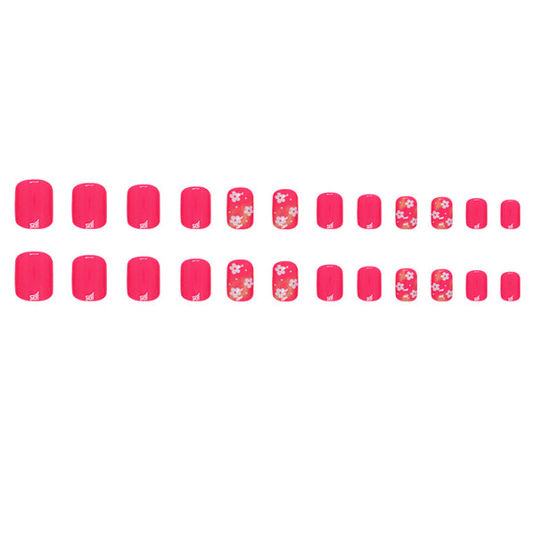 12 Sizes-24 Pcs Press On Nails W1362