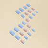 12 Sizes-24 Pcs Press On Nails Y030