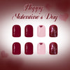 12 Sizes-24 Pcs Press On Nails C1506