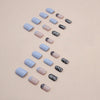12 Sizes-24 Pcs Press On Nails W1420