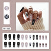 12 Sizes-24 Pcs Press On Nails W1483