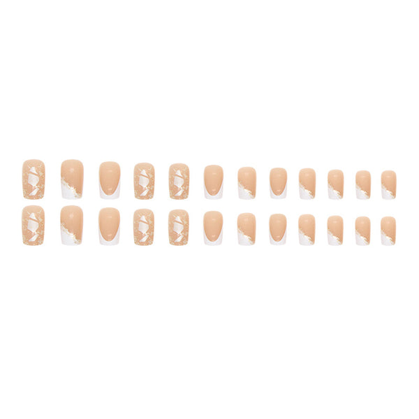 12 Sizes-24 Pcs Press On Nails W612