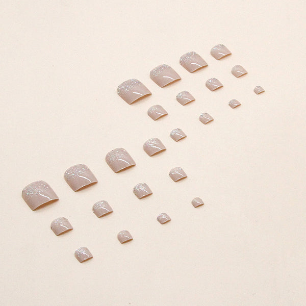 12 Sizes-24 Pcs Press On Nails F044